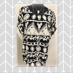 Black and Cream tunic/dress